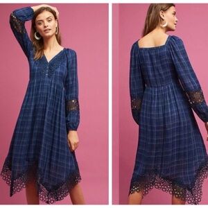 AKEMI + KIN Plaid Kerchief Dress 8